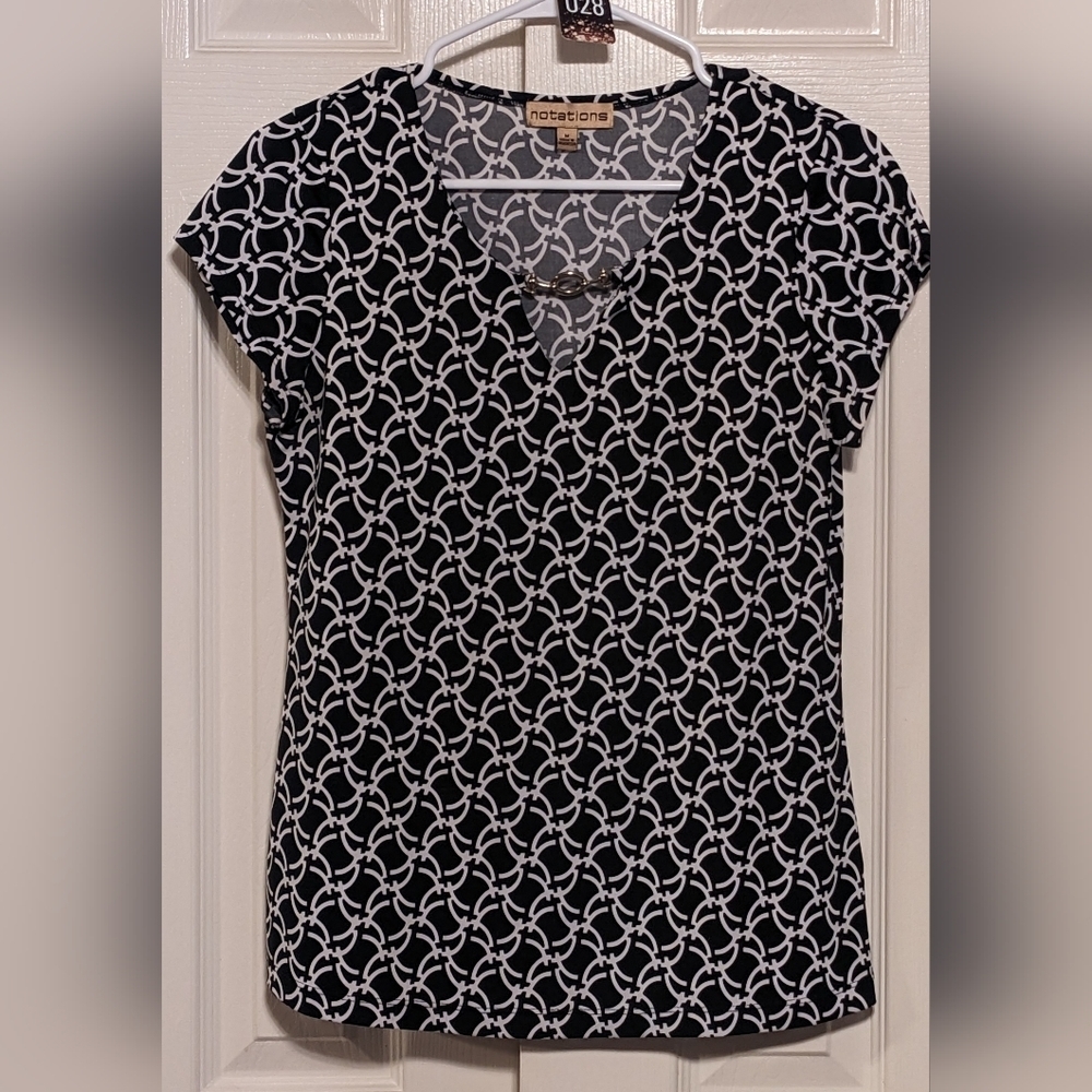 5/$25 Notations Blouse